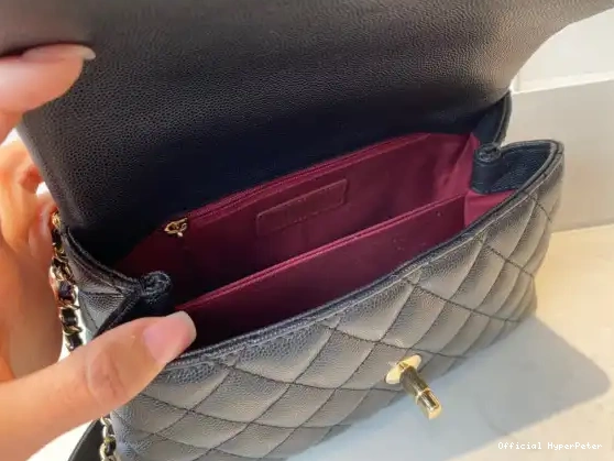 HyperPeter TOP FLAP WITH CHANEL HANDLE BAG 0705